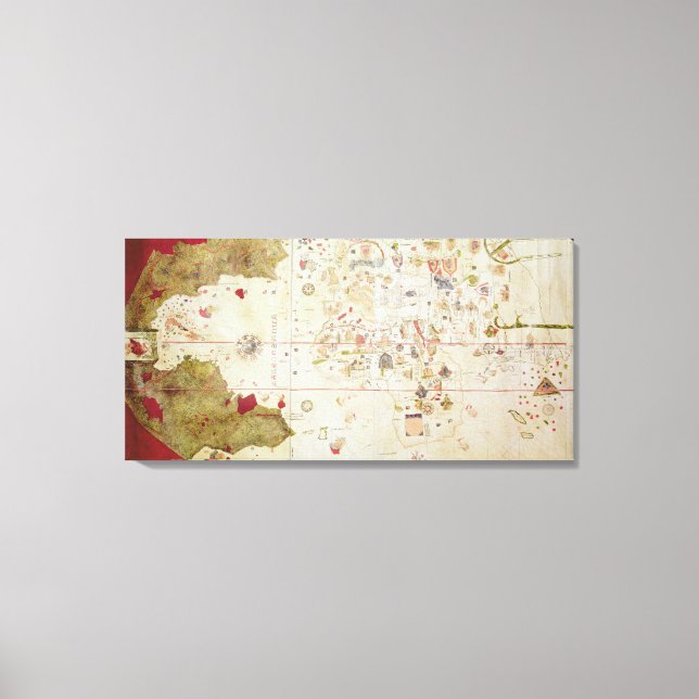 Mappa Mundi, 1502 Canvas Print (Front)