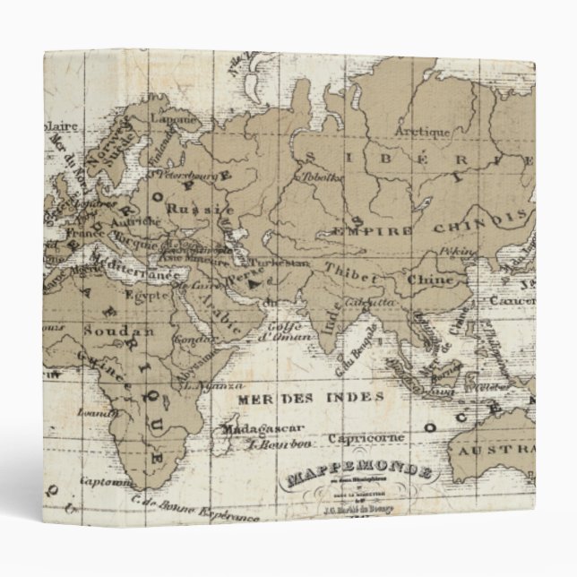 Mappemonde Binder (Front/Spine)