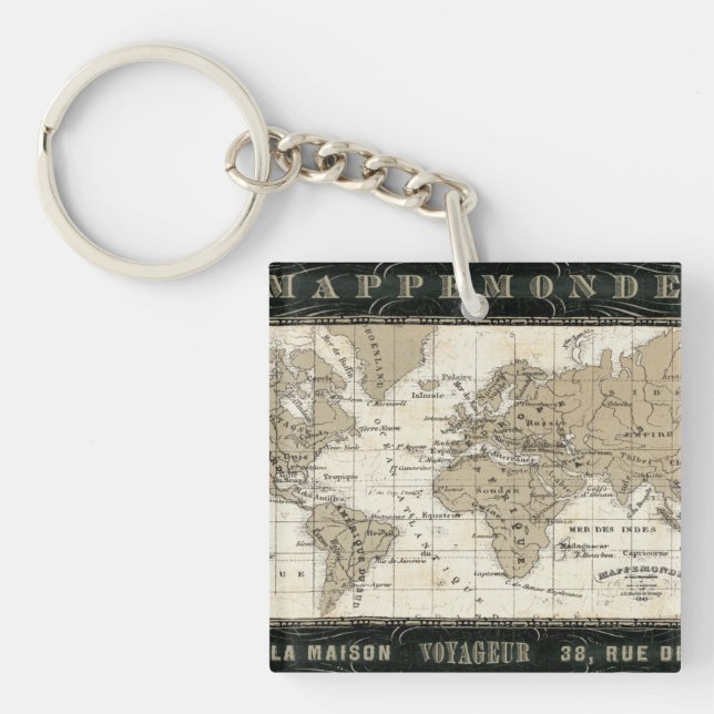 Mappemonde Keychain (Front)