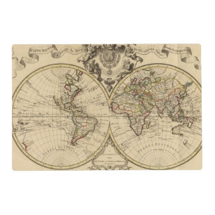 Mappemonde Placemat