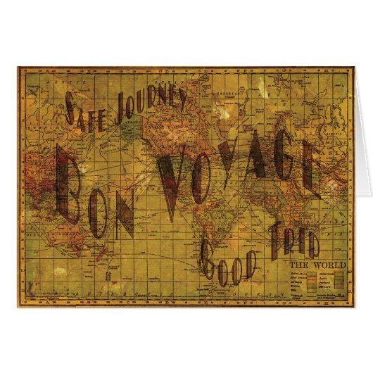 Mapping My Travels Cards (Front Horizontal)