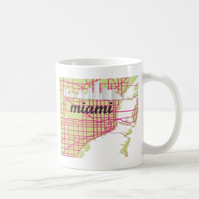 maps Miami Coffee Mug (Right)