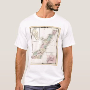 Maps of Door County, Sturgeon Bay and Jenny T-Shirt
