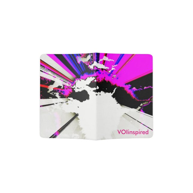 "Maps" Photo Art Passport Cover (Opened)