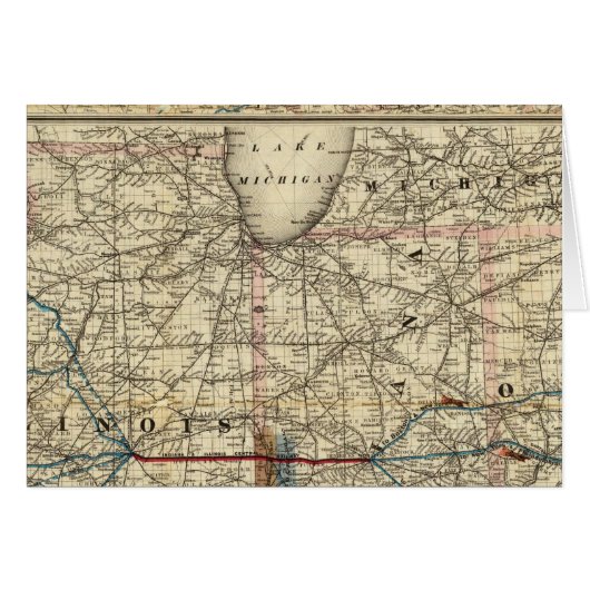 Maps showing the Indiana Cards (Front Horizontal)