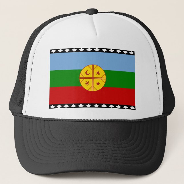 Mapuche Flag Trucker Hat (Front)