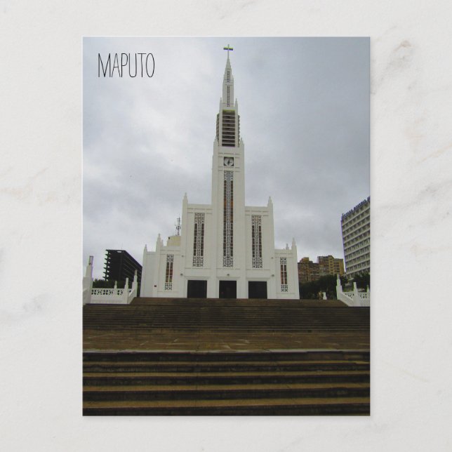 maputo cathedral mozambique postcard (Front)