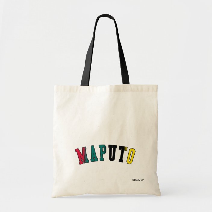 Maputo in Mozambique National Flag Colors Bag