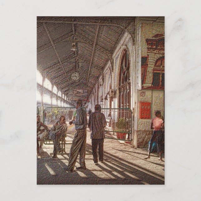 Maputo Railway Station Postcard (Front)