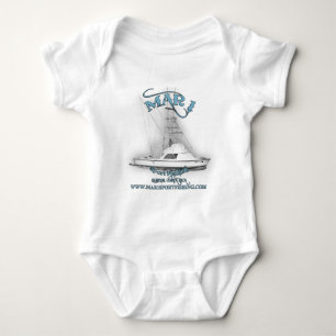 Mar1 Sport Fishing 31' Classic Bertram Baby Bodysuit