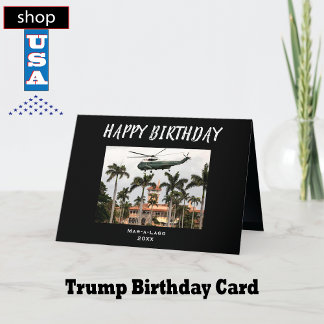 Mar-a-Lago Trump 🎉 Funny 40th Birthday Card