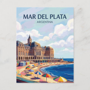 Mar del Plata Argentina Postcard