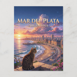 Mar del Plata Argentina Postcard