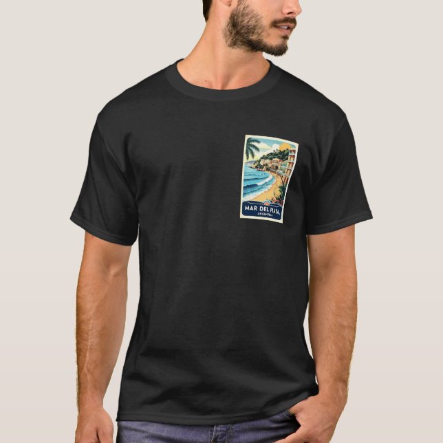 Mar del Plata Argentina Poster T-Shirt (Front)