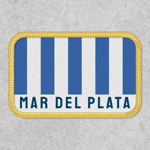 Mar del Plata Flag Argentina Patch