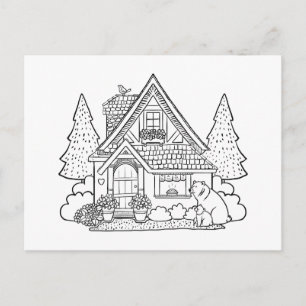 Mar House Holiday Postcard