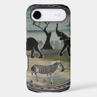 Mara Trumpet Glory African Elephant Zebra Designer iPhone 17 Air Case