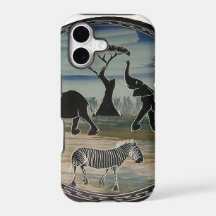 Mara Trumpet Glory African Elephant Zebra Designer iPhone 17 Case