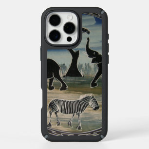 Mara Trumpet Glory African Elephant Zebra Designer iPhone 16 Pro Max Case
