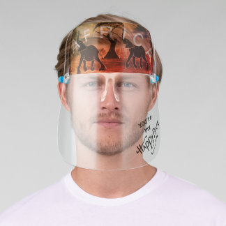 Mara Trumpet Glory African Elephant Zebra Oil Pain Face Shield