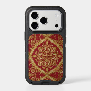 Mara Trumpet Glory Golden Red Ornate Pattern  iPhone 17 Pro Case