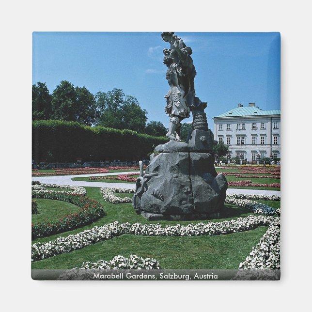 Marabell Gardens, Salzburg, Austria Magnet (Front)