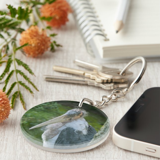 Marabou Keychain (Front Right)