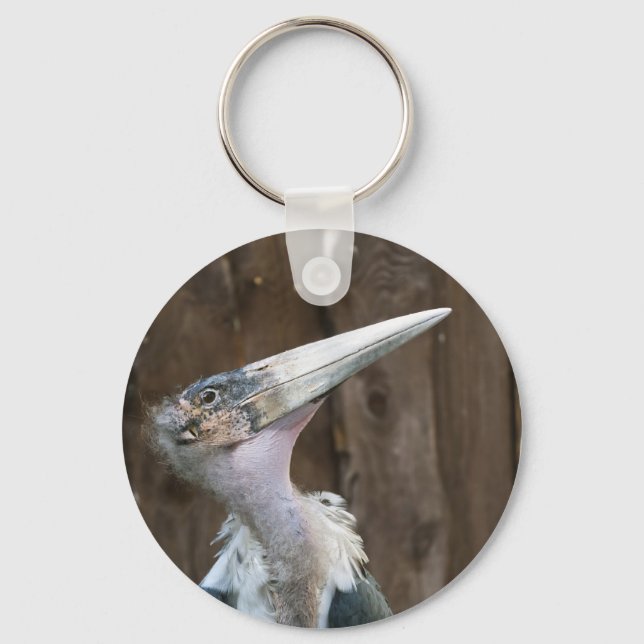 Marabou Stork Keychain (Front)