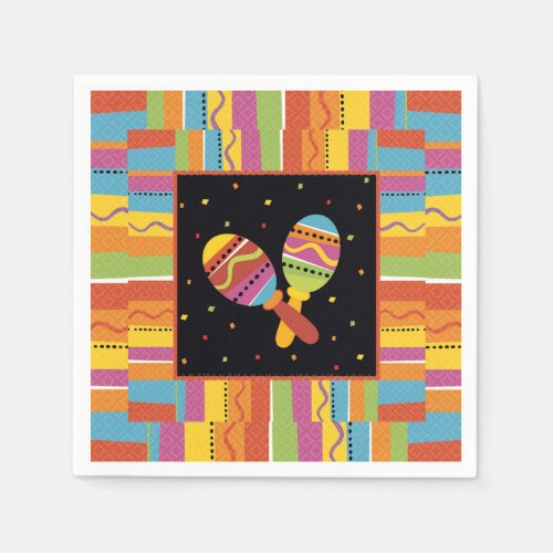 Maracacha Pattern Cinco de Mayo Party Napkins