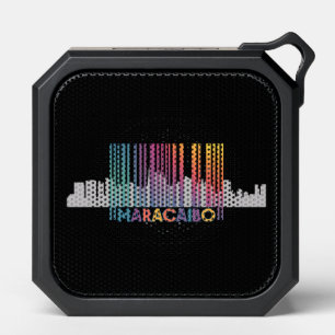 Maracaibo City Barcode Art Latin Pride Bluetooth Speaker