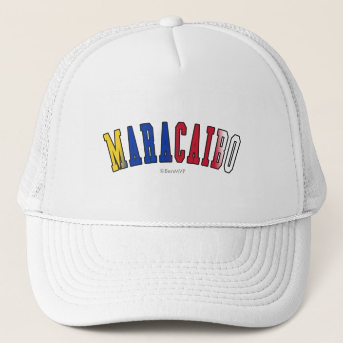 Maracaibo in Venezuela National Flag Colors Mesh Hat