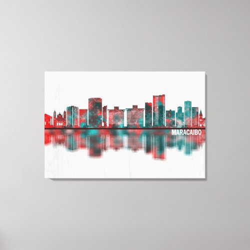 Maracaibo Venezuela Skyline Canvas Print