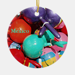Maracas Ceramic Ornament