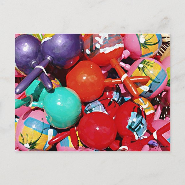 Maracas Postcard (Front)
