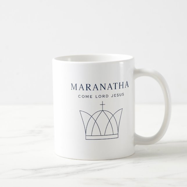 Maranatha Christian Modern Minimalist  Coffee Mug (Right)