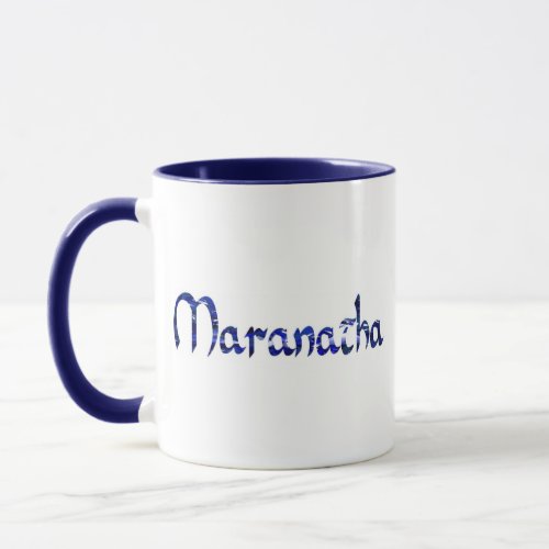 Maranatha Effet bleu Mug