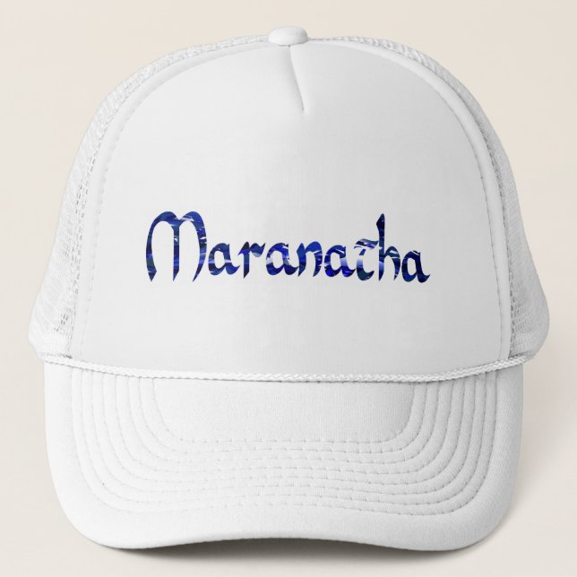 Maranatha Effet bleu Trucker Hat (Front)