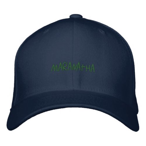 maranatha embroidered baseball hat