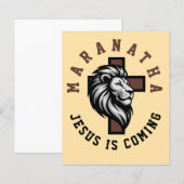 Maranatha Jesus is coming (Front/Back)