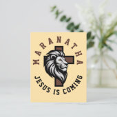 Maranatha Jesus is coming (Standing Front)