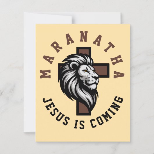Maranatha Jesus is coming (Front)
