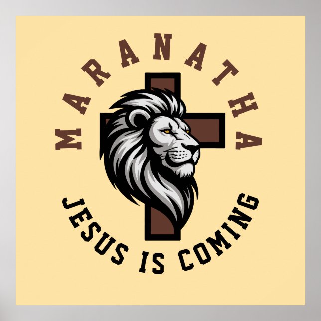 Maranatha Jesus is coming  Poster (Front)