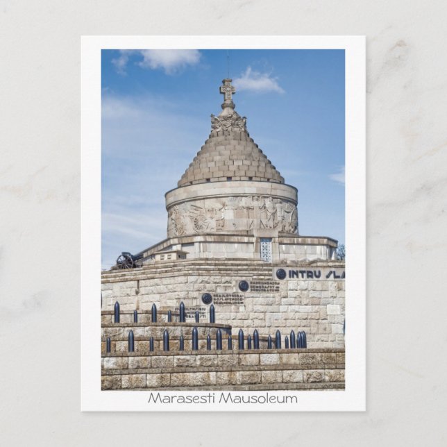 Marasesti Mausoleum Postcard (Front)