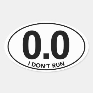Jogging Running Run White V149 Five Star Graphics 26.2 Oval Marathon Mens Womens Vinyl Sticker Decal