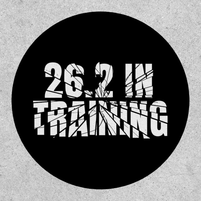 Marathon 26.2 In Training Running Gear Patch (Front)
