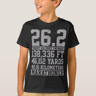 Marathon - 26.2 Miles Running Runner Gift T-Shirt