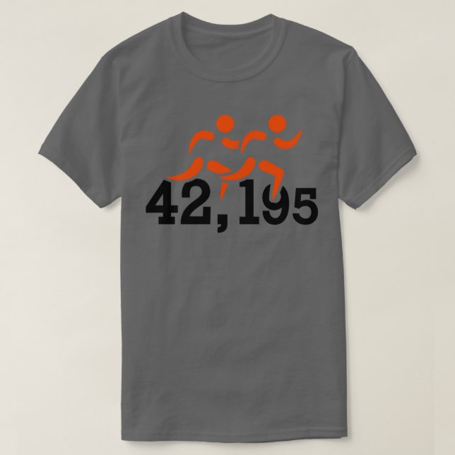 Marathon 42195 kilomter T-Shirt (Design Front)
