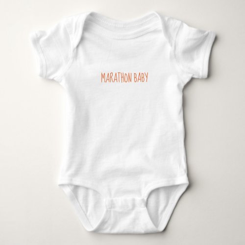 Marathon Baby Baby Bodysuit