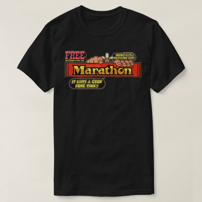 Marathon Candy Bar T-Shirt (Design Front)
