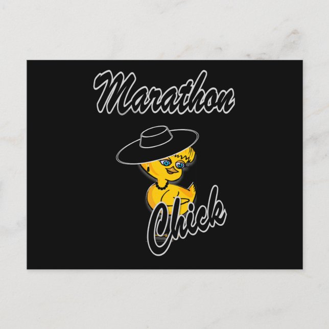 Marathon Chick #4 Postcard (Front)